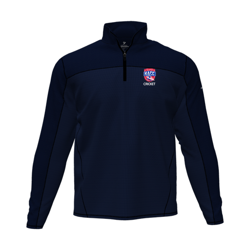 [CUS-DFW-QTRZ-PER-LSL-NVY-AS-LOGO1] Quarter Zip Pullover (Adult S, Navy, Logo 1)