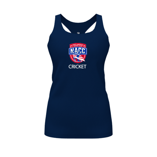 [FT0TRBNV-FYS-LOGO1] Decker Racerback Tank Top (Female Youth S, Navy, Logo 1)