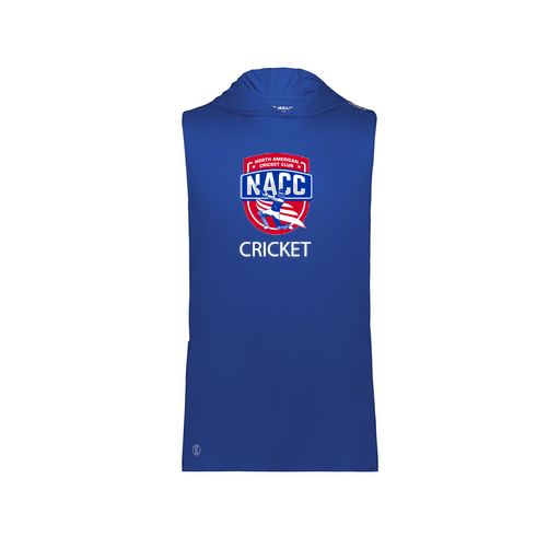 [222590.060.XS-LOGO1] Men's CoolDry Sleeveless Hoodie (Adult XS, Royal, Logo 1)