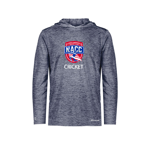 [FOLHCGNV-AS-LOGO1] Decker Men's Charge Hoodie (Adult S, Navy, Logo 1)