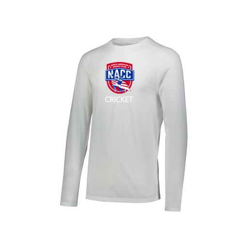 [FTLCUBWH-YS-LOGO1] Decker Youth Tri-Blend T-Shirt - Long Sleeve (Youth S, White, Logo 1)