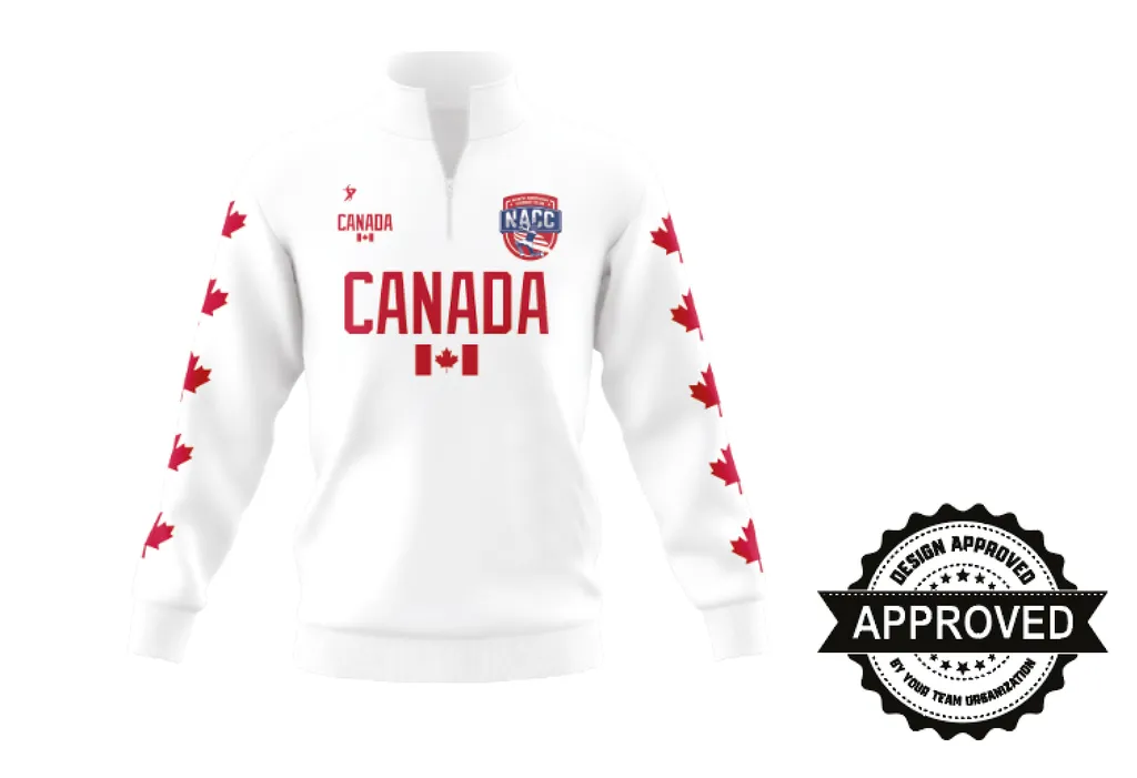 Canada Male White LSL Jacket NACC