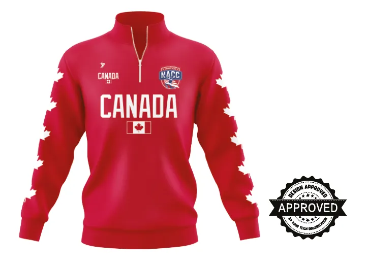 Canada Female Red LSL Cricket Jacket