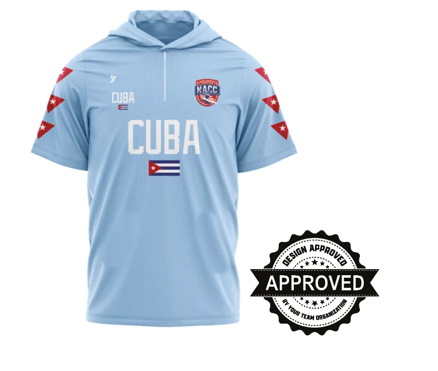 Cuba Female Blue Hooded SSL Jacket