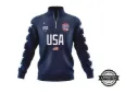 America Male Navy LSL Cricket Jacket