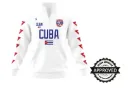 Cuba Male White LSL Jacket NACC
