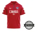 Canada Female Red Hooded SSL Jacket